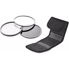 High Grade Multi-Coated, Multi-Threaded, 3 Piece Lens Filter Kit Compatible with Panasonic Lumix DMC-FZ35 in Saudi Arabia