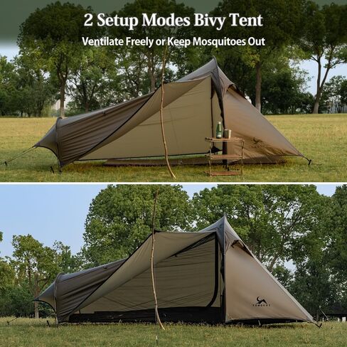 MC TOMOUNT 15D Nylon Ultralight Bivy Tent, Waterproof 1 Person Camping Tent in Kuwait
