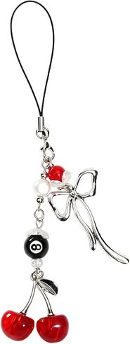 Cute Phone Charms Strap, Y2K Aesthetic Cellphone Keychain, Cute Cat Strap Accessories for Women, Pendants Decor for Bag Purse Camera Backpack Airpods (Cat Rope) in Kuwait