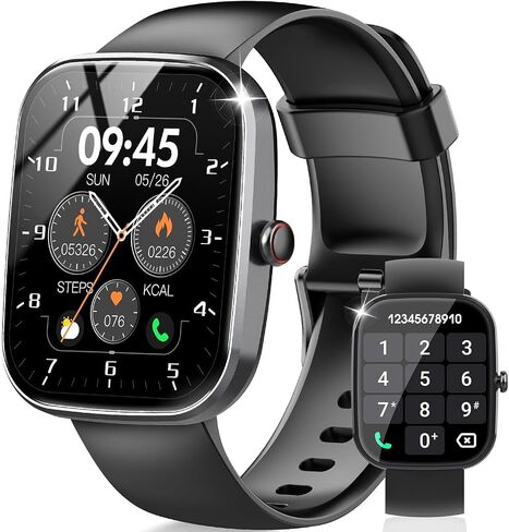 Csasan Smart Watch for Men Women(Answer/Make Call), 1.91" HD Screen Smartwatch Heart Rate/Sleep/Steps Monitor, 100+ Sports Fitness Watch, IP68 Waterproof in Saudi Arabia