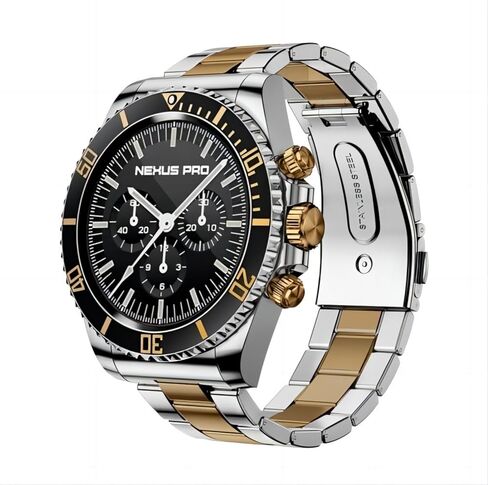 Deedlite North Time Nexus Pro Smartwatch for Men, Rugged Titanium Design, Bluetooth Calling, Health Monitor, Compatible with iOS Android in Saudi Arabia