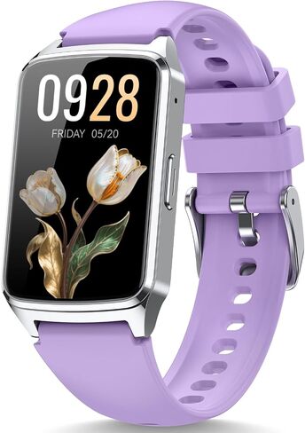 Fitness Smart Watch for Women Men, Step Counter Pedometer for iOS iPhone Android, IP68 Waterproof Activity Tracker with Calorie and Sleep Monitor, 110+ Sport Modes Smartwatch (Wine Red) in Saudi Arabia