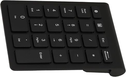 Cocoarm Number Pad Wireless Numeric Keypad Numpad 22 Keys Ultra Thin Bluetooth 5.0 Ergonomic Scissor Switch 80 Hours 3 Million Keystrokes with 10 Key Data Entry for Laptop PC Desktop (Rose Gold) in Saudi Arabia