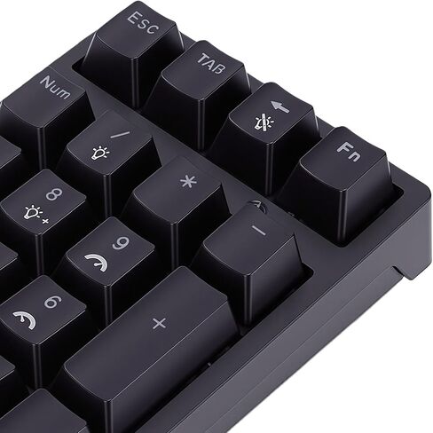 Fockety Mechanical Number Pad, BT Connection, 2.4G Wireless, Type C Wired 21 Keys Portable Numeric Keypad with RGB Light, Single Color Light, for Laptop PC Computer Notebook in Saudi Arabia
