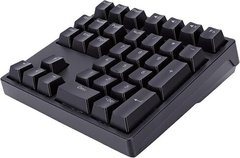 Fockety Number Pad, 34 Keys Mechanical USB Wired Numeric Keypad with RGB LED Backlit, PBT Keycaps, Red Switch, for Laptop Desktop Computer PC Notebook, 6 x 5.4 x 1.7in in Saudi Arabia