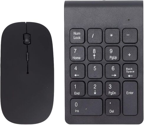 CHICIRIS 2.4GHz Wireless Number Pad Mouse Combo, Plug and Play, 1200 DPI Sensitive Durable Number Pad Mouse Combo for Home Office in Saudi Arabia
