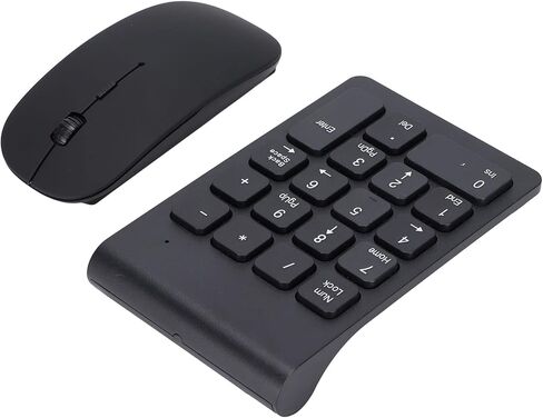 CHICIRIS 2.4GHz Wireless Number Pad Mouse Combo, Plug and Play, 1200 DPI Sensitive Durable Number Pad Mouse Combo for Home Office in Saudi Arabia
