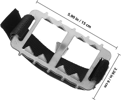 Crampons Ten Tooth Non Slip Gripper Spikes for Shoes Hiking in Saudi Arabia