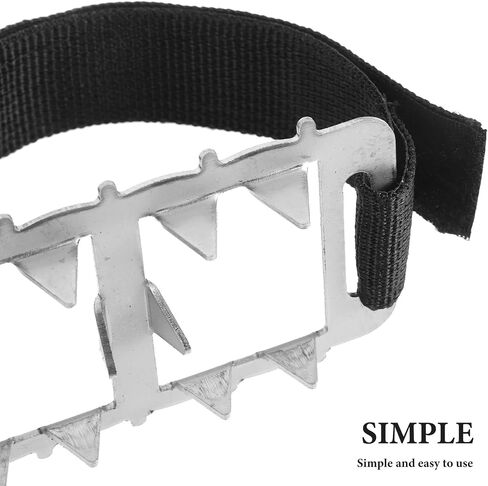 Crampons Ten Tooth Non Slip Gripper Spikes for Shoes Hiking in Saudi Arabia