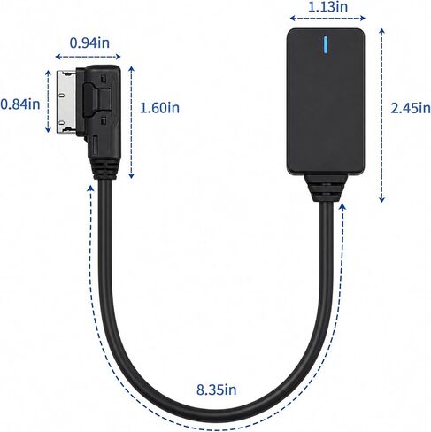 AMI Bluetooth Audio Adapter for Audi MDI MMI 3G System Bluetooth 5.0 in Saudi Arabia