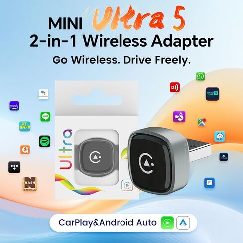 Wireless CarPlay Android Auto Dongle for Wired Cars in Saudi Arabia