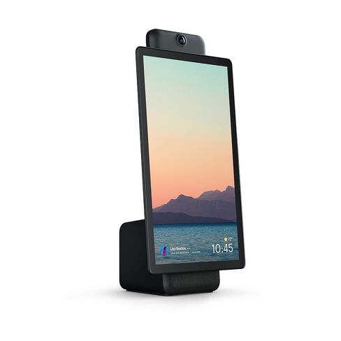Portal Mini Black 8" from Facebook. Smart, Hands-Free Video Calling with Alexa Built-in in Kuwait