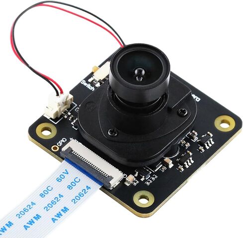 IMX415 IR-Cut 8MP Camera, IMX415 Sensor 98° FOV Wide-Angle Lens with 22-22pin 15-22pin Cable, Compatible with Raspberry Pi 5 / 4B+ / 3B+ / 3B/ Zero in Saudi Arabia