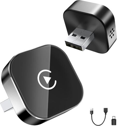 Wireless Carplay Adapter, Suitable for Vehicles Equipped with Cabled CarPlay, Plug and Play Feature enables Fast and Stable CarPlay Wireless Connection, Suitable for 900 Vehicles in Kuwait
