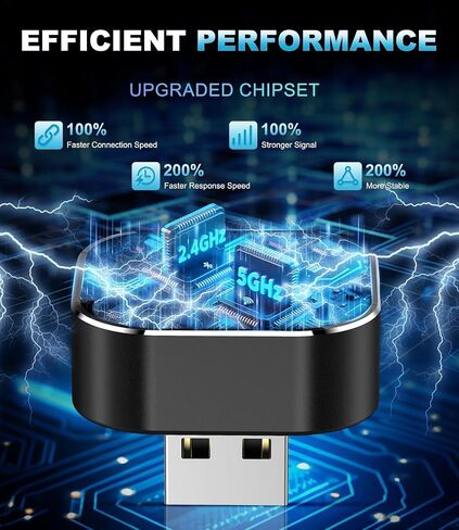 Wireless Carplay Adapter, Suitable for Vehicles Equipped with Cabled CarPlay, Plug and Play Feature enables Fast and Stable CarPlay Wireless Connection, Suitable for 900 Vehicles in Kuwait
