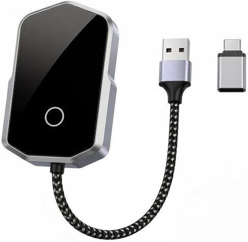 B&DOG XSIN Wireless CarPlay/Android Auto Adapter,Black in Kuwait