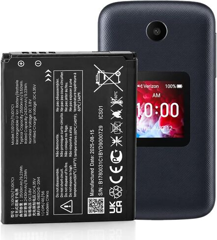 TLi017D1 Battery, High Capacity Li-ion Replacement Battery for TCL Flip Pro VZW-TCL-4056W/4056S Phone,Model:TLi017D1 in Kuwait