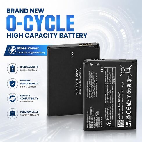 TLi017D1 Battery, High Capacity Li-ion Replacement Battery for TCL Flip Pro VZW-TCL-4056W/4056S Phone,Model:TLi017D1 in Kuwait