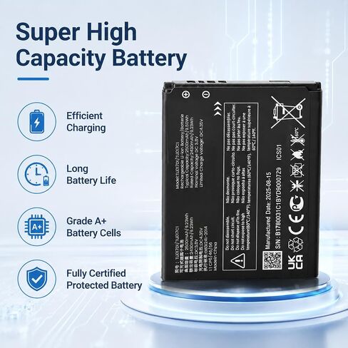 TLi017D1 Battery, High Capacity Li-ion Replacement Battery for TCL Flip Pro VZW-TCL-4056W/4056S Phone,Model:TLi017D1 in Kuwait