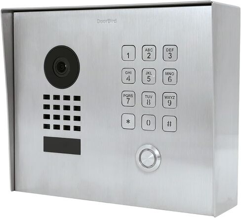 DoorBird IP Video Door Station D1101KH Classic, Surface-Mount, Stainless Steel V2A, Brushed, Surface-mounting in Kuwait