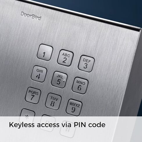 DoorBird IP Video Door Station D1101KH Classic, Surface-Mount, Stainless Steel V2A, Brushed, Surface-mounting in Kuwait