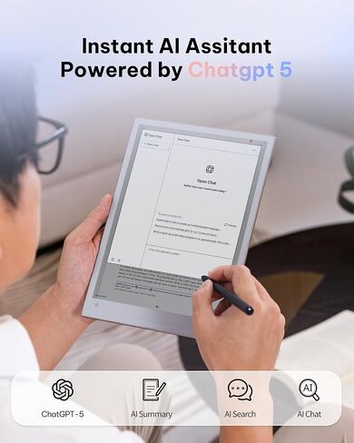 iFLYTEK AINOTE 2 Bundle, 5Pcs Pen Refills for 10.6" AI Note-Taking Device with Stylus, 16-Language Transcription, Digital Notebook, Paper Tablet,e Ink Tablet in Kuwait