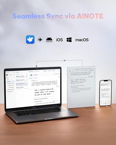 iFLYTEK AINOTE 2 Bundle, 5Pcs Pen Refills for 10.6" AI Note-Taking Device with Stylus, 16-Language Transcription, Digital Notebook, Paper Tablet,e Ink Tablet in Kuwait