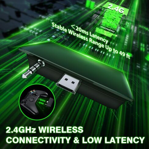 WolfLawS Wireless Gaming Headset with Mic for Xbox Series X|S Xbox One PS5 in Kuwait