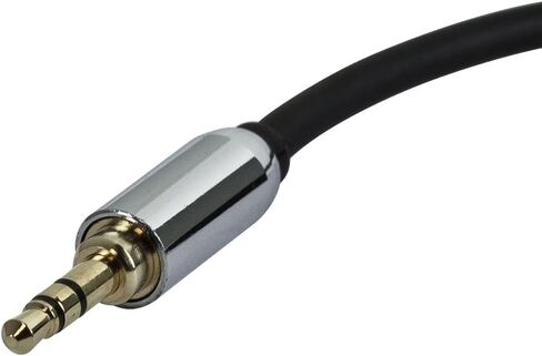 Monoprice 3.5mm Stereo Splitter - TRS Male to TRS Dual Female, Designed for Mobile, 0.5 Feet, Black in Kuwait