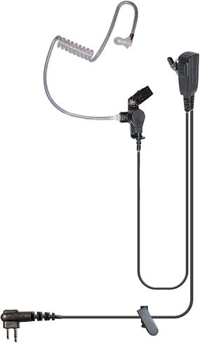 Klein Electronics Signal Braided Cable 1-Wire Acoustic Tube Earpiece and Microphone, Compatible with Motorola 2-Pin Two Way Radios, CP100D CP200 CP200D CLS1110 CLS1410 RDU4100 BC130 BC300D and BPR40D in Saudi Arabia