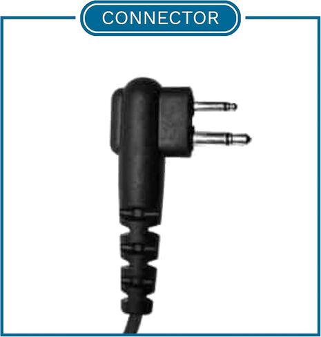 Klein Electronics Signal Braided Cable 1-Wire Acoustic Tube Earpiece and Microphone, Compatible with Motorola 2-Pin Two Way Radios, CP100D CP200 CP200D CLS1110 CLS1410 RDU4100 BC130 BC300D and BPR40D in Saudi Arabia