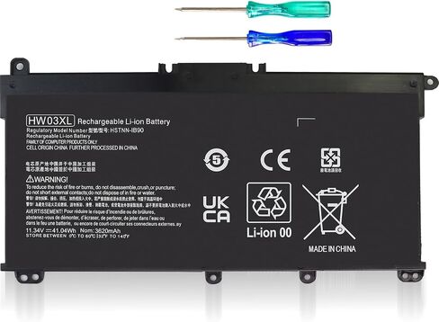 HW03XL L97300-005 Battery Replacement for HP Pavilion 15 15-EG 15-EH 15-eg0xxx 15-eg0073cl 15-eg0053cl 15-eg1053cl 15t-eg000 15-eh1xxx 17-CN 17-CP 17-CN0XXX 17-CN0023DX 17-cp0700dx Laptop. in Kuwait