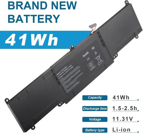 ASUNCELL C31N1339 Laptop Battery Replacement for Asus ZenBook UX303 UX303L UX303LA UX303LB UX303LN UX303UB TP300L Q302L Q302LA Serie 0B200-9300000 3ICP7/55/90 in Kuwait