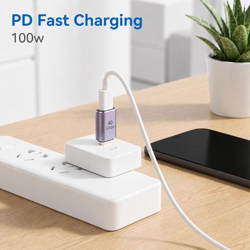 4 Style USB C Right Angle Adapter, 90 Degree Male to Female Adapter in Kuwait