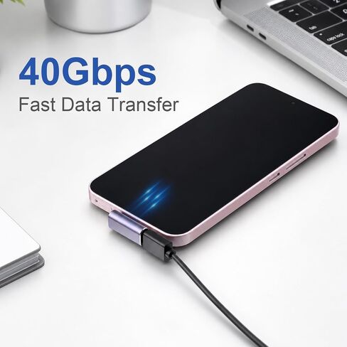 4 Style USB C Right Angle Adapter, 90 Degree Male to Female Adapter in Kuwait