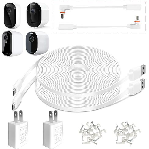 26FT Outdoor Charging Cable for Arlo Cameras, 2 Pack in Kuwait