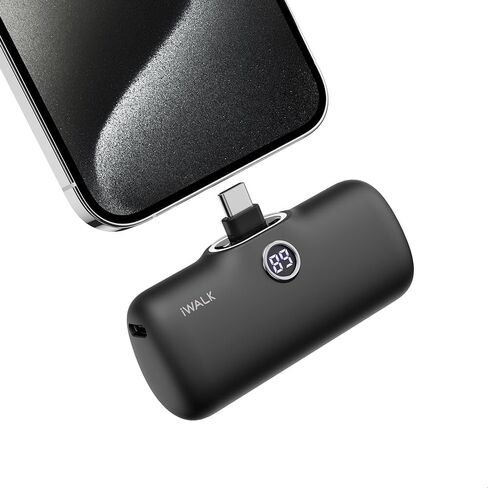 iWALK USB-C Portable Charger for iPhone 17/16/15, Mini 20W 4,800mAh Wireless Power Bank Fast Charging Travel Battery Pack Compatible with iPhone 17/16/15 Plus/17 Pro/17 Pro Max, Andriod Phone Samsung in Kuwait