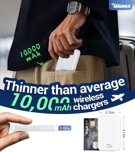 Portable Charger for Magsafe Power Bank, 10000mAh Magnetic Phone Charger in Kuwait