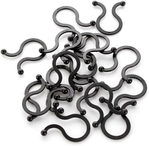 50 Pack PP Twist Ties,Reusable Cable Ties Assorted SIZE (D:11mm and 18mm) Cable Ties Cord Organizer Cord Management for Household, Office, Travel in Kuwait
