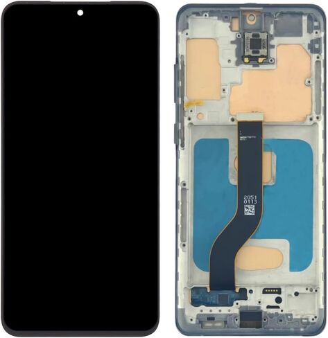 for Samsung Galaxy S20 Plus G985 Screen Replacement with Frame Black in Saudi Arabia