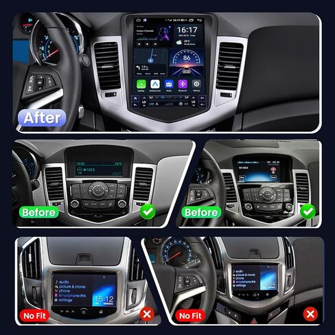 8Core 4GB+64GB ROM Car Radio for Chevrolet Chevy Cruze 2009-2015 in Kuwait