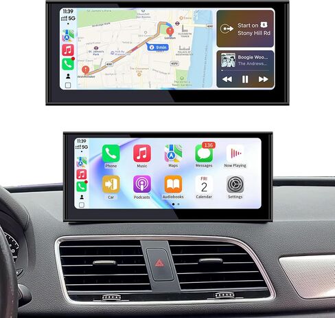 Wireless CarPlay/Android Auto 10.25 Inch Touchscreen for Audi Q3 (2013-2018) Year, Car Radio Receiver, Multimedia, Bluetooth, Car Stereo, Navigation in Kuwait