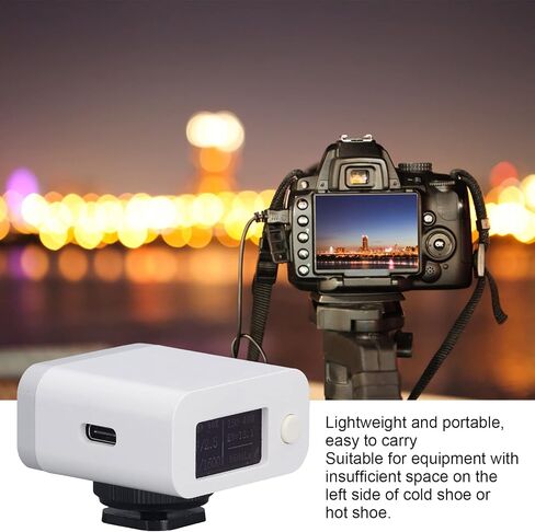 45 Degree Average Metering - Camera Light Meter Photography Reflection Photometer with 0.96 Inch OLED Display and Shutter Priority Mode - Built in 300mAh Battery with USB Cable in Kuwait