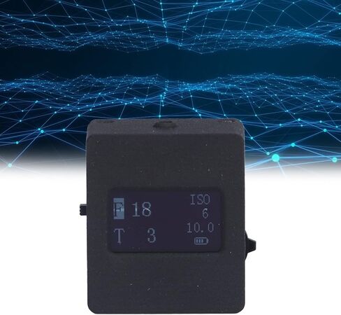 for Cameras - HY 201X Reflection Photometer and Light Meter. Cold Shoe and Hot Shoe Mounting, USB Cable, 0.96 Inch OLED Display with Aperture and Shutter Priority Modes, ABS Shell. in Kuwait