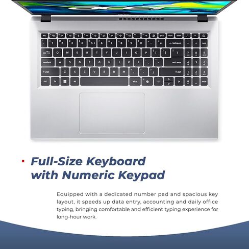 Acer Aspire Go 15.6" High-Performance Business Laptop, AMD Ryzen 7 7730U 8-Core 16-Thread, AMD Radeon Graphics, FHD (1920 x 1080) IPS Display, 32GB RAM, 512GB SSD, Wi-Fi 6, Windows 11, RJ-45 Ethernet in Kuwait