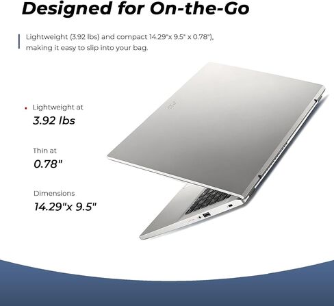Acer Aspire Go 15.6" High-Performance Business Laptop, AMD Ryzen 7 7730U 8-Core 16-Thread, AMD Radeon Graphics, FHD (1920 x 1080) IPS Display, 32GB RAM, 512GB SSD, Wi-Fi 6, Windows 11, RJ-45 Ethernet in Kuwait