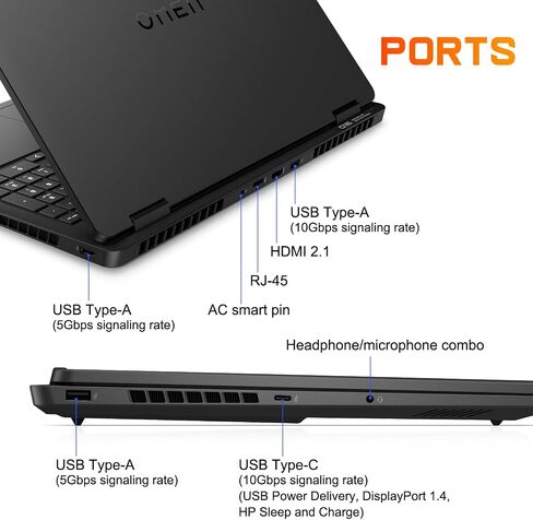 HP Omen 16 16" AMD Ryzen AI 7 350 RTX 5060 Gaming Laptop, 16GB DDR5 1TB SSD in Saudi Arabia