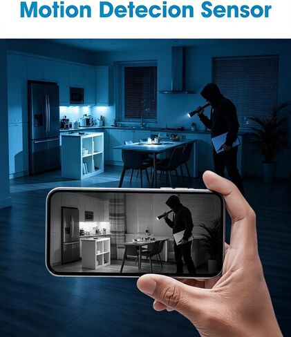 2 in 1 Use WiFi HD 1080P Camera TV Remote Camera with Video and Motion Detection for Indoor Home Security Wireless Nanny Cam in Kuwait