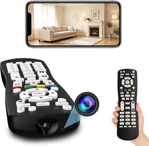 2 in 1 Use WiFi HD 1080P Camera TV Remote Camera with Video and Motion Detection for Indoor Home Security Wireless Nanny Cam in Kuwait