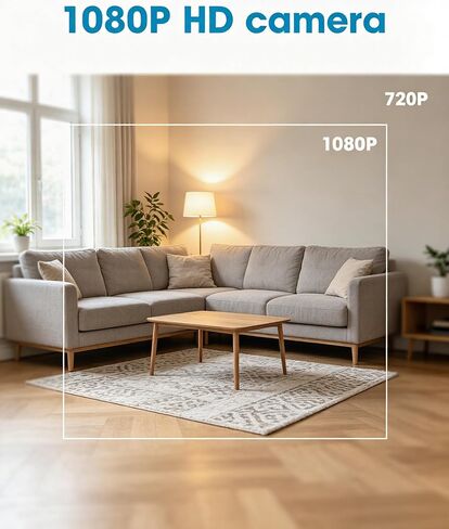 2 in 1 Use WiFi HD 1080P Camera TV Remote Camera with Video and Motion Detection for Indoor Home Security Wireless Nanny Cam in Kuwait